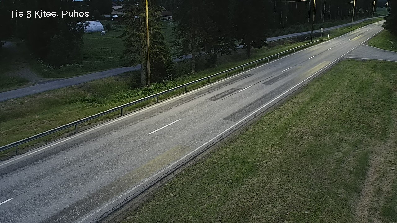 Weather Camera Image Väg 6 Kitee, Puhos, Kitee, Pohjois-Karjala