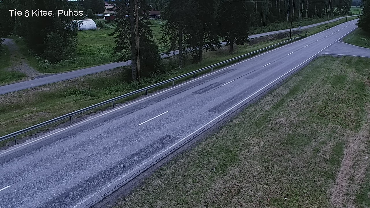 Weather Camera Image Väg 6 Kitee, Puhos, Kitee, Pohjois-Karjala