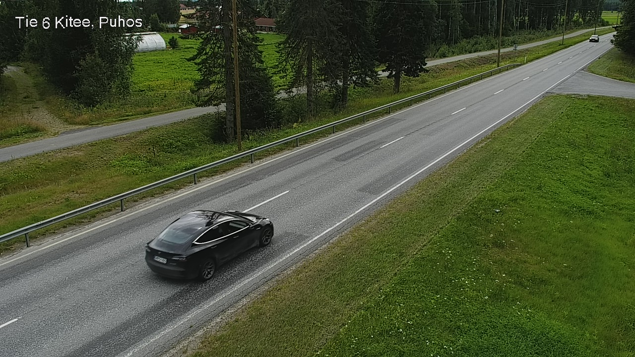 Weather Camera Image Väg 6 Kitee, Puhos, Kitee, Pohjois-Karjala