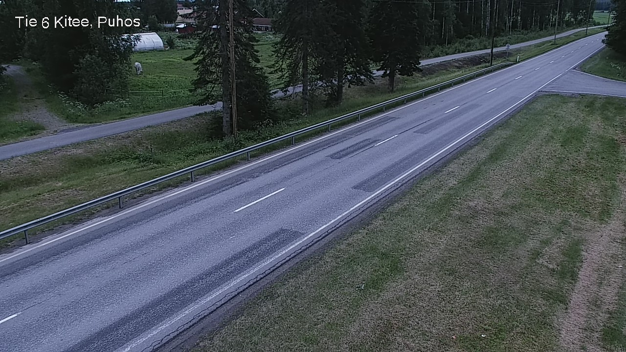 Weather Camera Image Väg 6 Kitee, Puhos, Kitee, Pohjois-Karjala