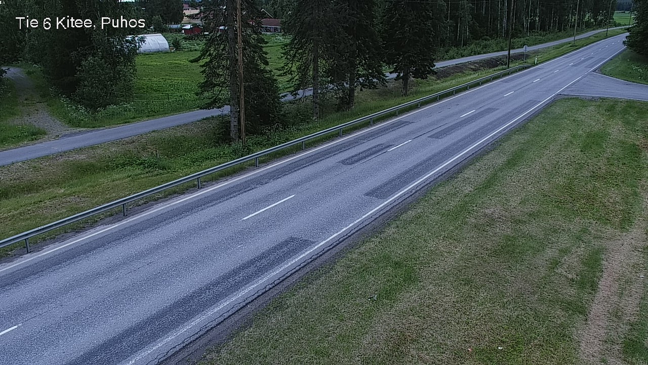Weather Camera Image Väg 6 Kitee, Puhos, Kitee, Pohjois-Karjala