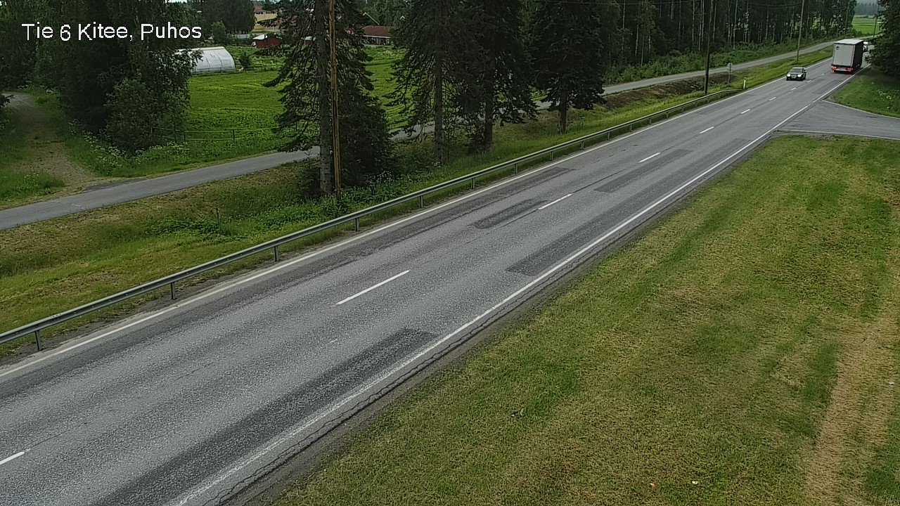 Weather Camera Image Väg 6 Kitee, Puhos, Kitee, Pohjois-Karjala