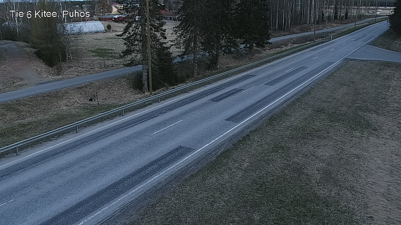 Weather Camera Image Road 6Kitee,  Puhos, Kitee, Pohjois-Karjala
