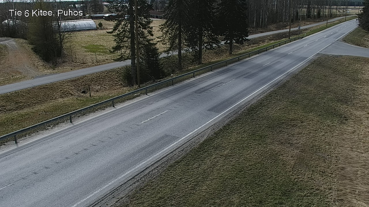 Weather Camera Image Road 6Kitee,  Puhos, Kitee, Pohjois-Karjala