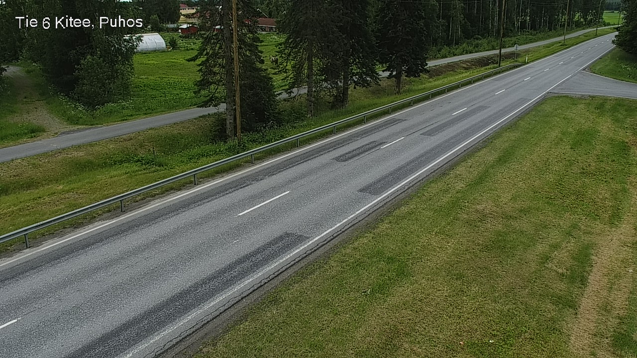 Weather Camera Image Väg 6 Kitee, Puhos, Kitee, Pohjois-Karjala