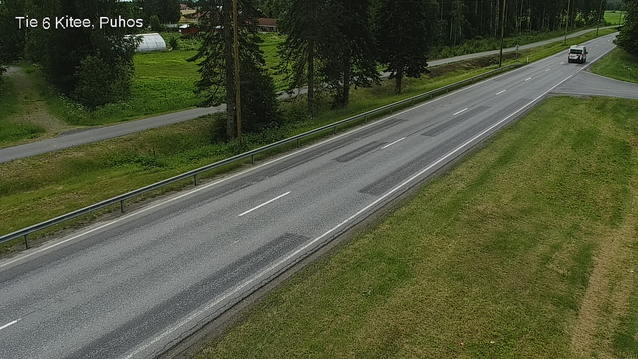 Weather Camera Image Väg 6 Kitee, Puhos, Kitee, Pohjois-Karjala