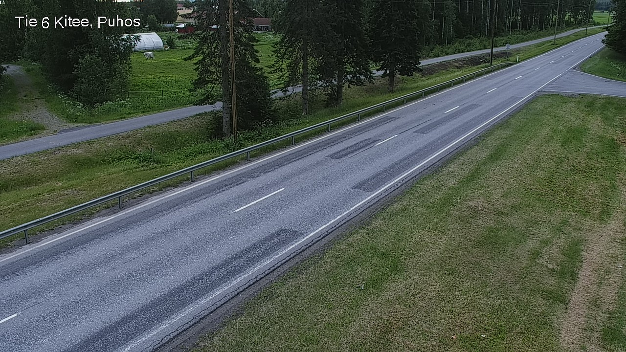 Weather Camera Image Väg 6 Kitee, Puhos, Kitee, Pohjois-Karjala