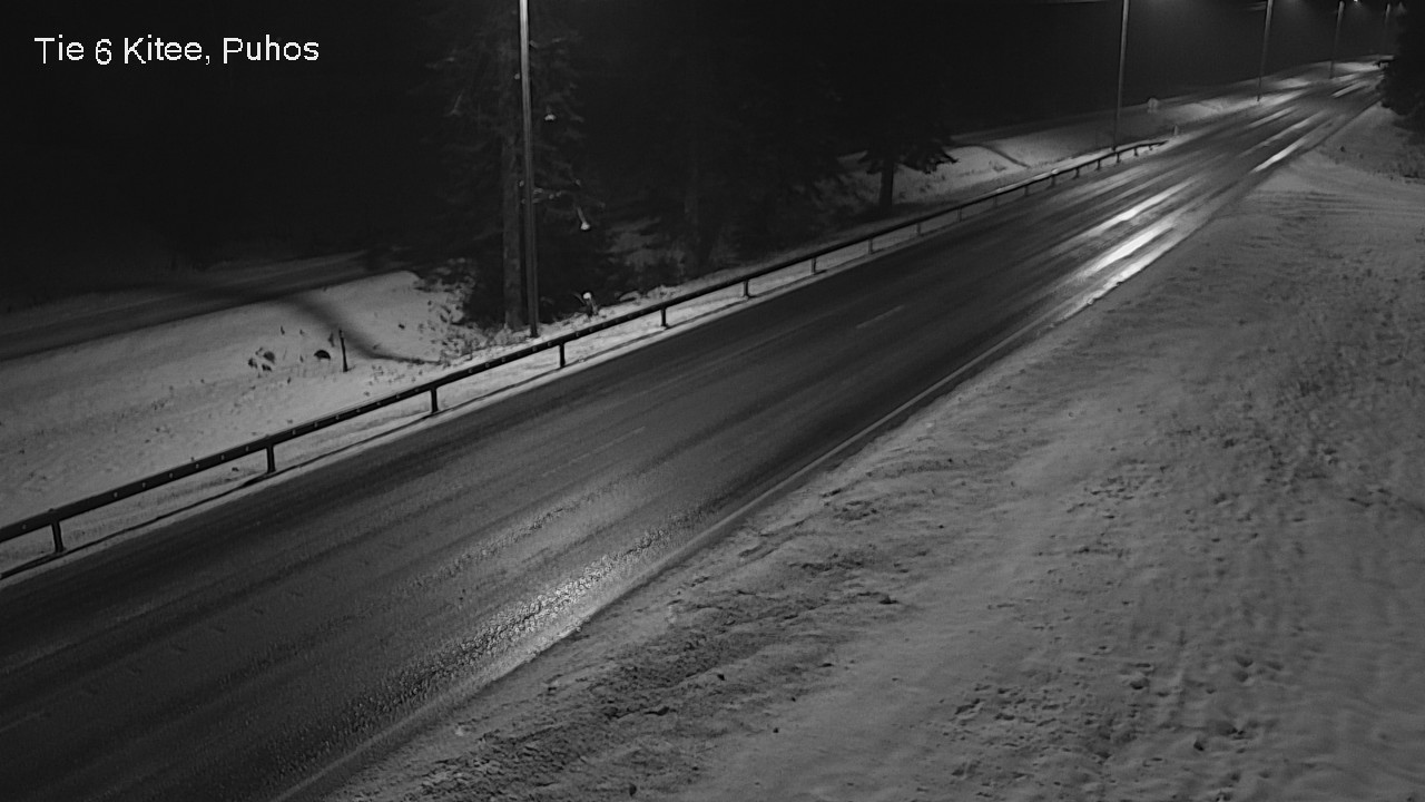Weather Camera Image Road 6Kitee,  Puhos, Kitee, Pohjois-Karjala