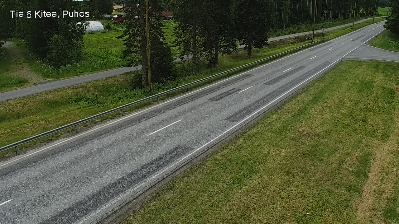 Weather Camera Image Väg 6 Kitee, Puhos, Kitee, Pohjois-Karjala