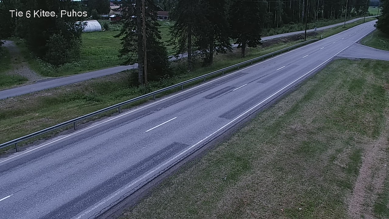 Weather Camera Image Väg 6 Kitee, Puhos, Kitee, Pohjois-Karjala