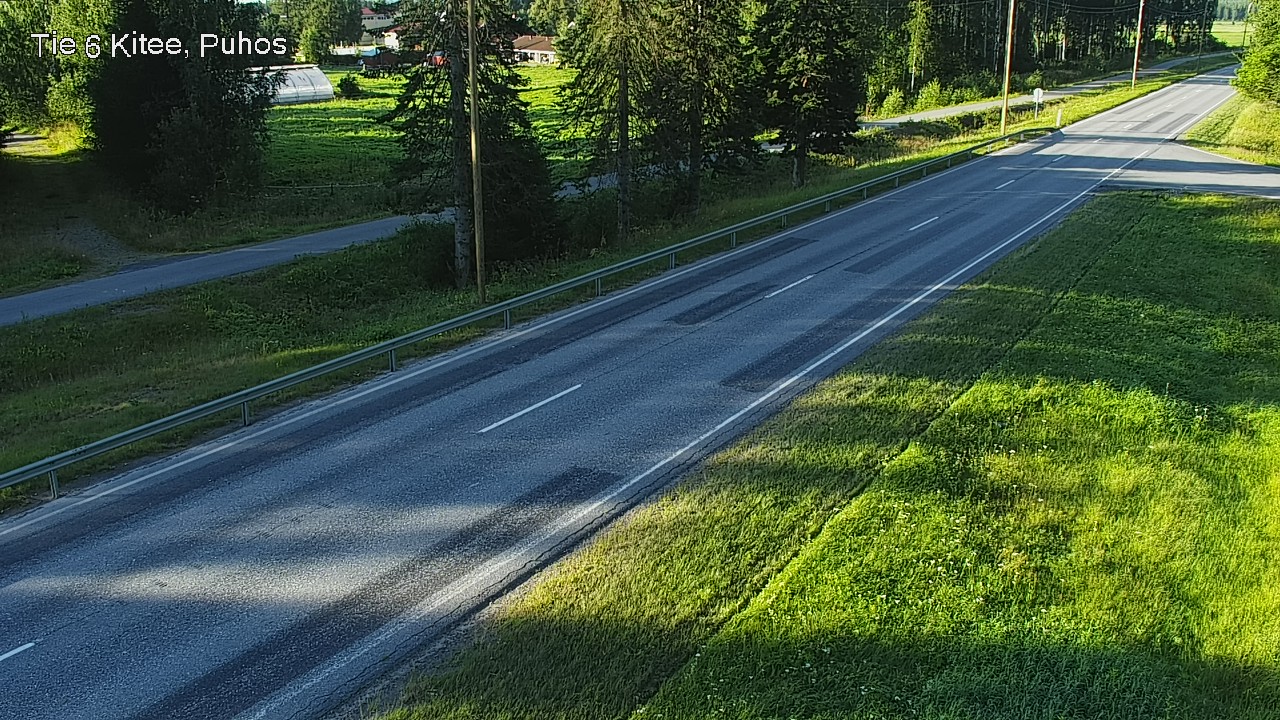 Weather Camera Image Road 6Kitee,  Puhos, Kitee, Pohjois-Karjala
