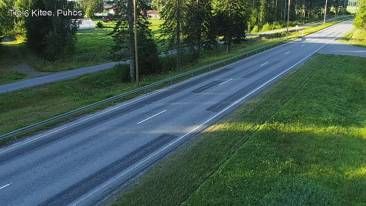 Weather Camera Image Road 6Kitee,  Puhos, Kitee, Pohjois-Karjala