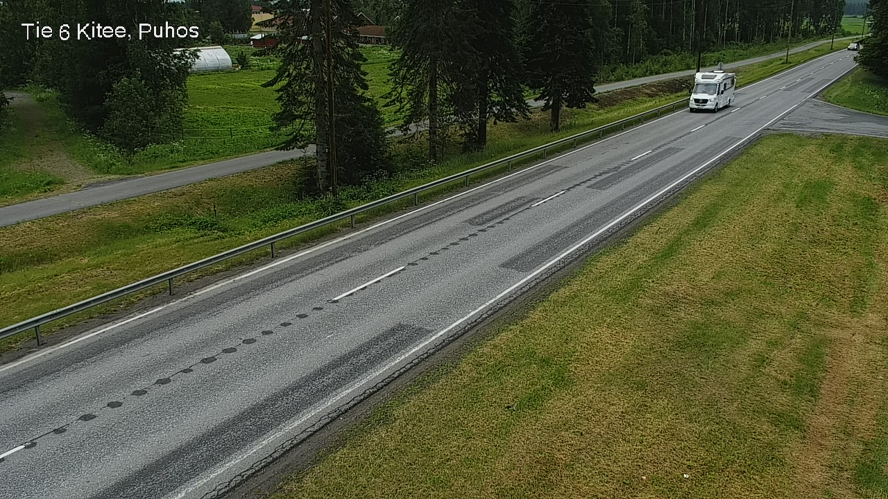 Weather Camera Image Väg 6 Kitee, Puhos, Kitee, Pohjois-Karjala