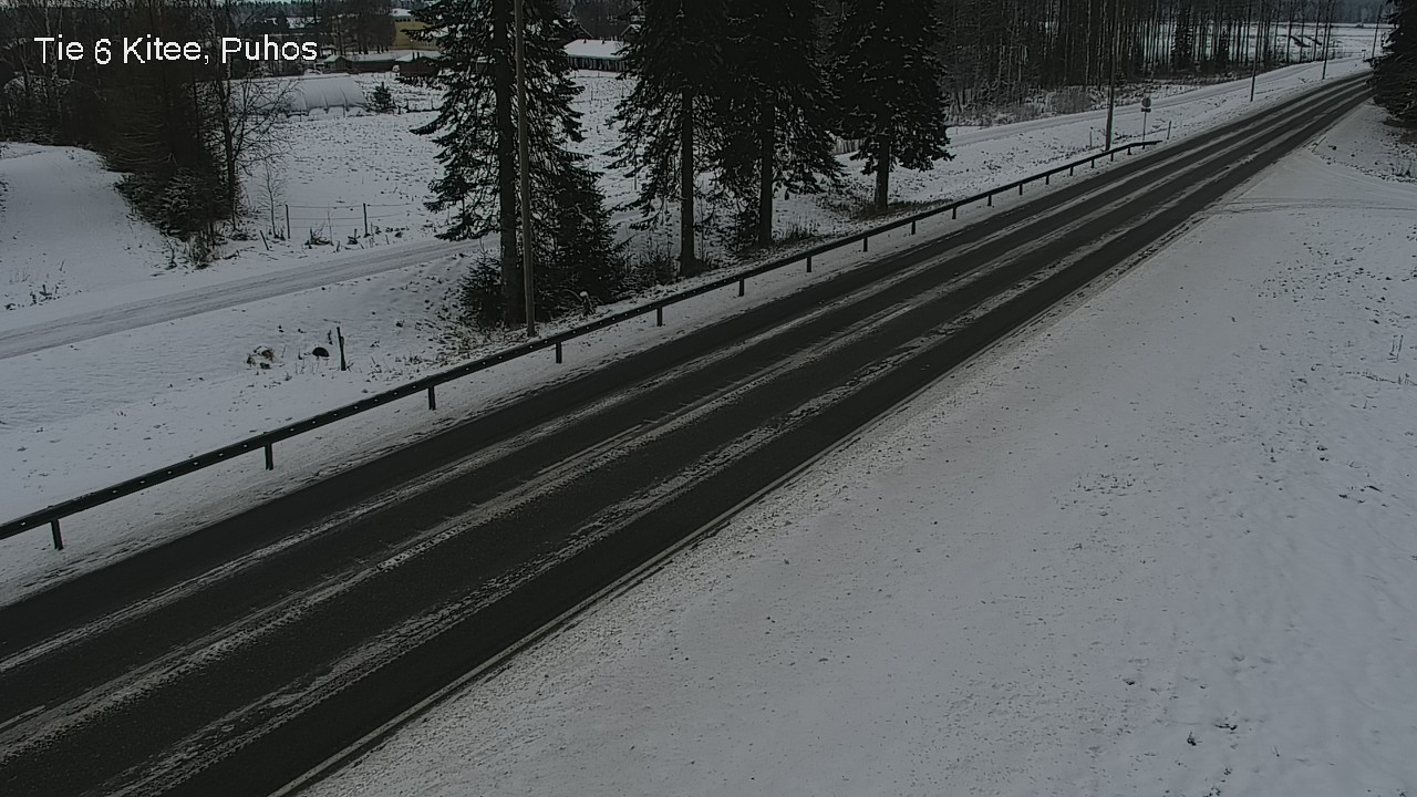 Weather Camera Image Road 6Kitee,  Puhos, Kitee, Pohjois-Karjala