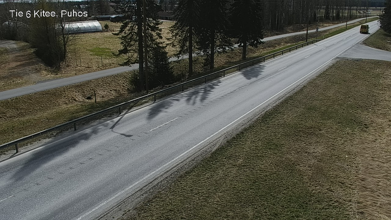 Weather Camera Image Road 6Kitee,  Puhos, Kitee, Pohjois-Karjala