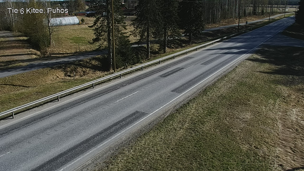Weather Camera Image Road 6Kitee,  Puhos, Kitee, Pohjois-Karjala