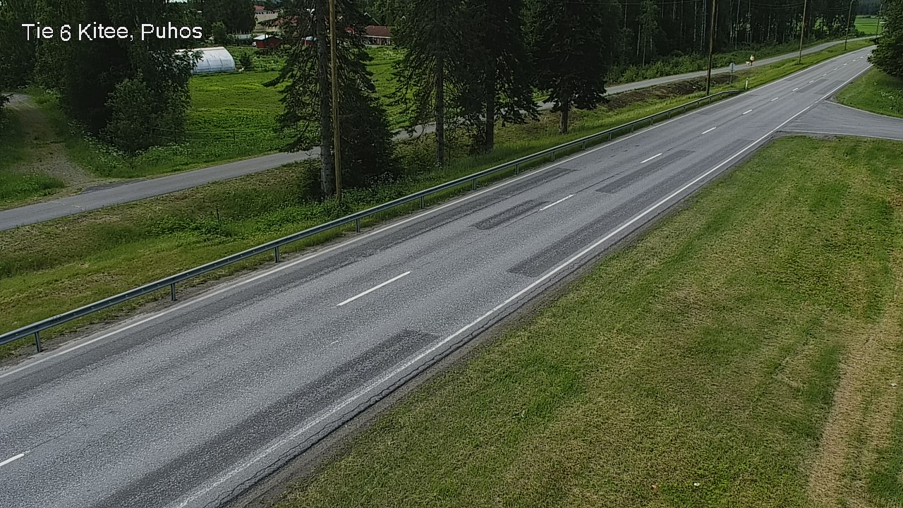 Weather Camera Image Väg 6 Kitee, Puhos, Kitee, Pohjois-Karjala