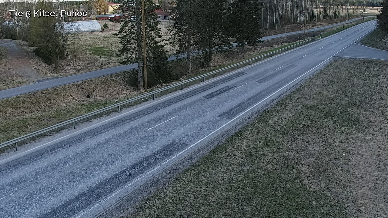 Weather Camera Image Road 6Kitee,  Puhos, Kitee, Pohjois-Karjala