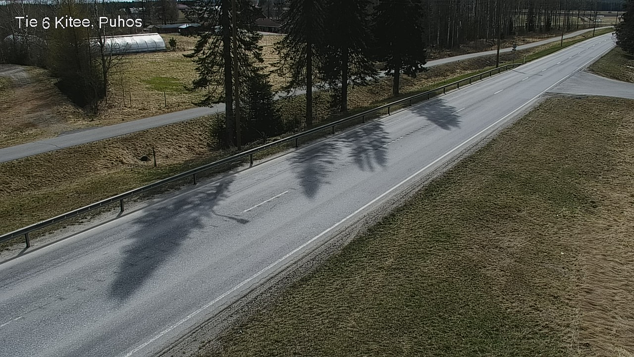 Weather Camera Image Road 6Kitee,  Puhos, Kitee, Pohjois-Karjala