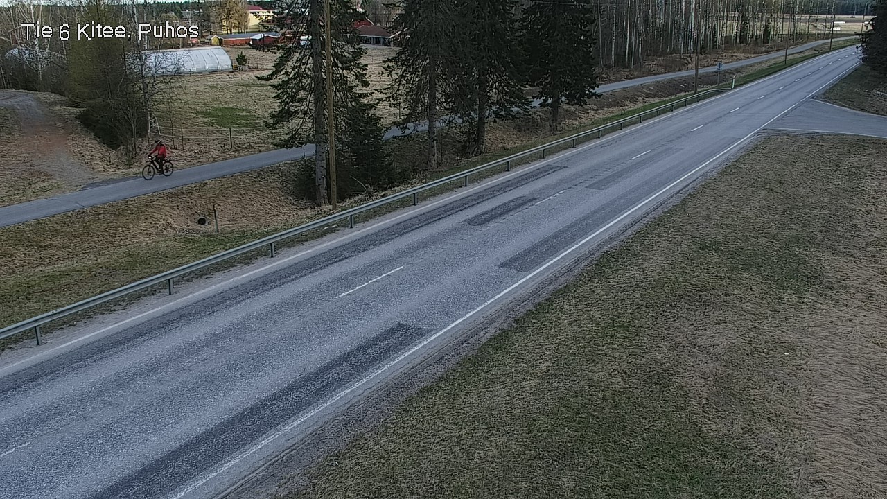 Weather Camera Image Road 6Kitee,  Puhos, Kitee, Pohjois-Karjala