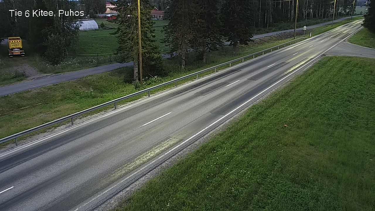 Weather Camera Image Road 6Kitee,  Puhos, Kitee, Pohjois-Karjala