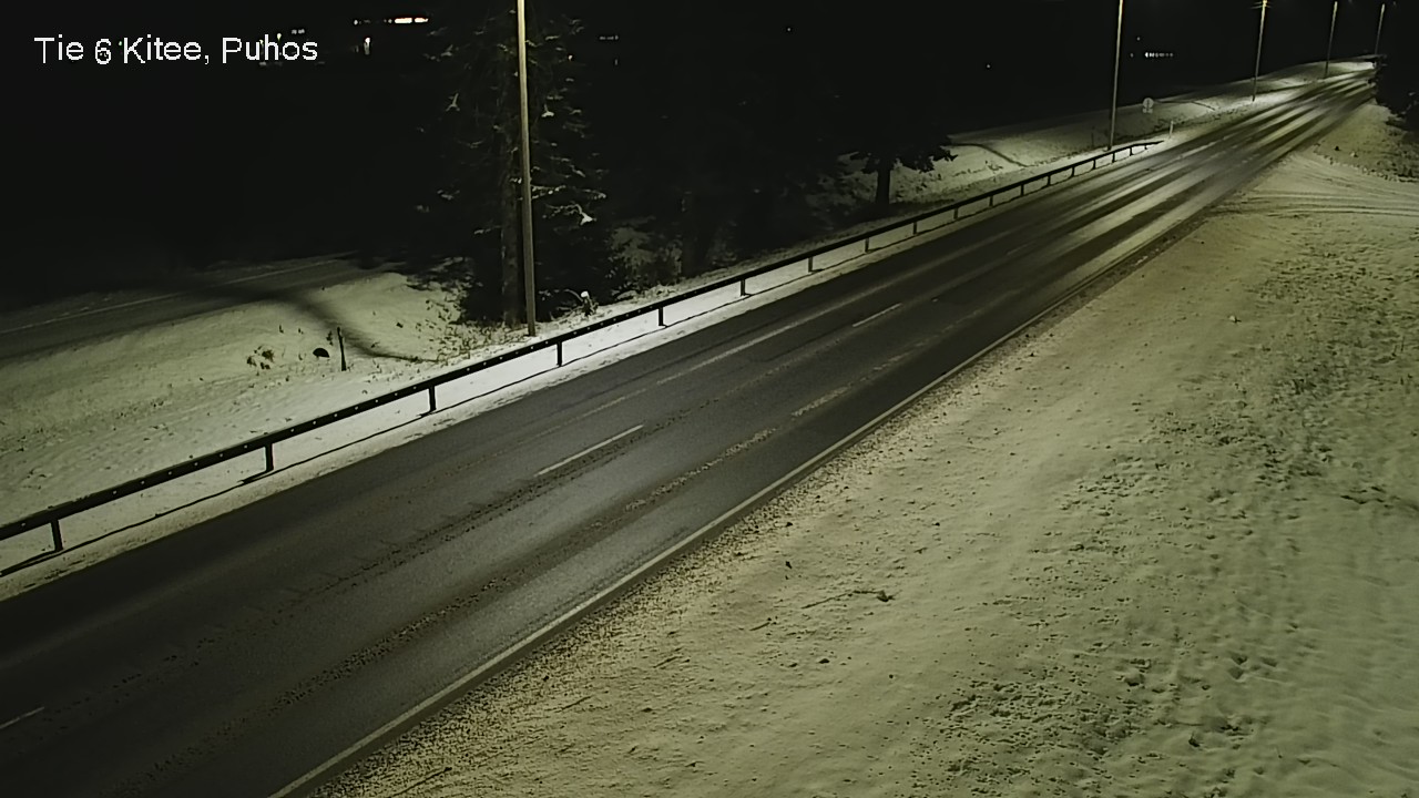 Weather Camera Image Road 6Kitee,  Puhos, Kitee, Pohjois-Karjala