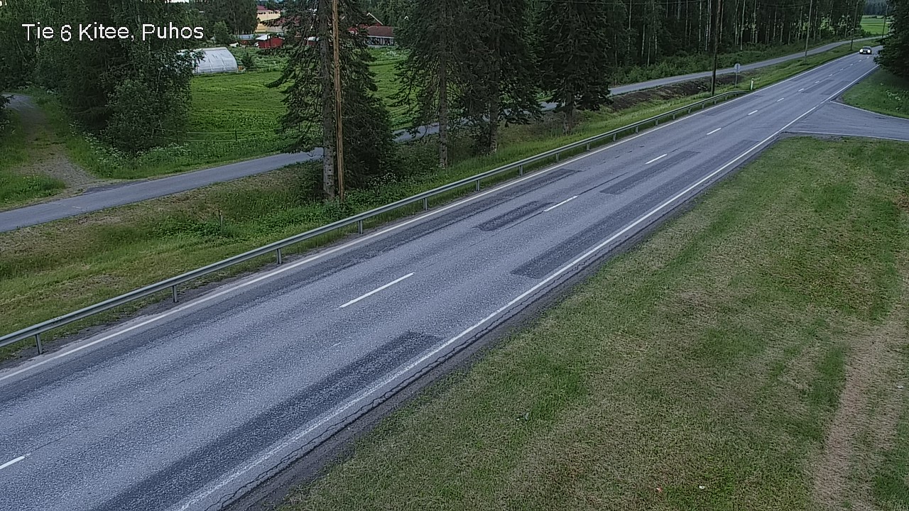 Weather Camera Image Väg 6 Kitee, Puhos, Kitee, Pohjois-Karjala