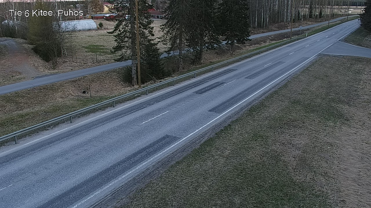 Weather Camera Image Road 6Kitee,  Puhos, Kitee, Pohjois-Karjala