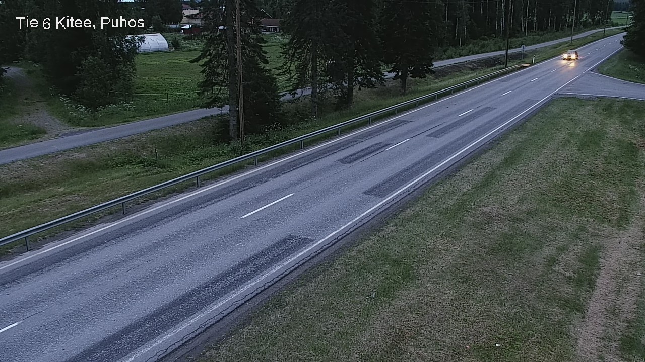 Weather Camera Image Väg 6 Kitee, Puhos, Kitee, Pohjois-Karjala