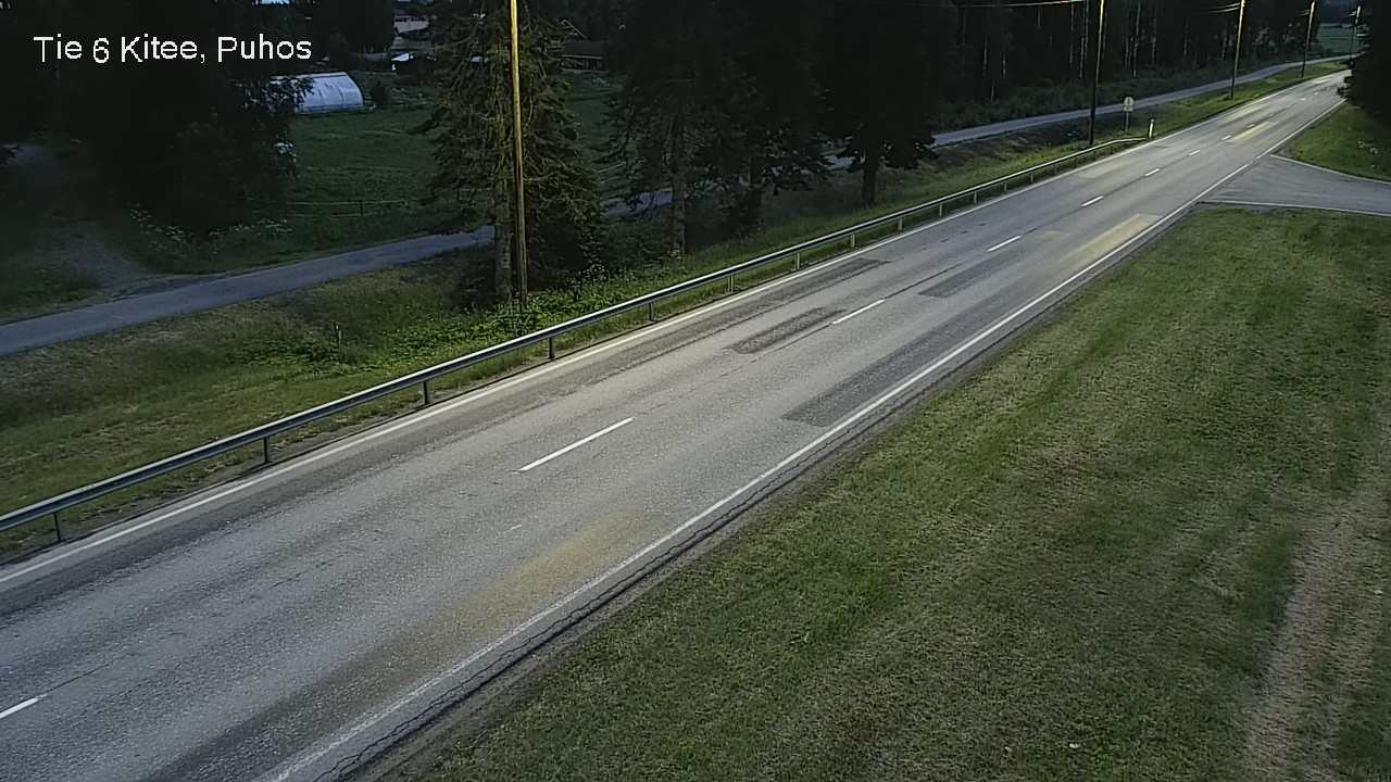 Weather Camera Image Väg 6 Kitee, Puhos, Kitee, Pohjois-Karjala