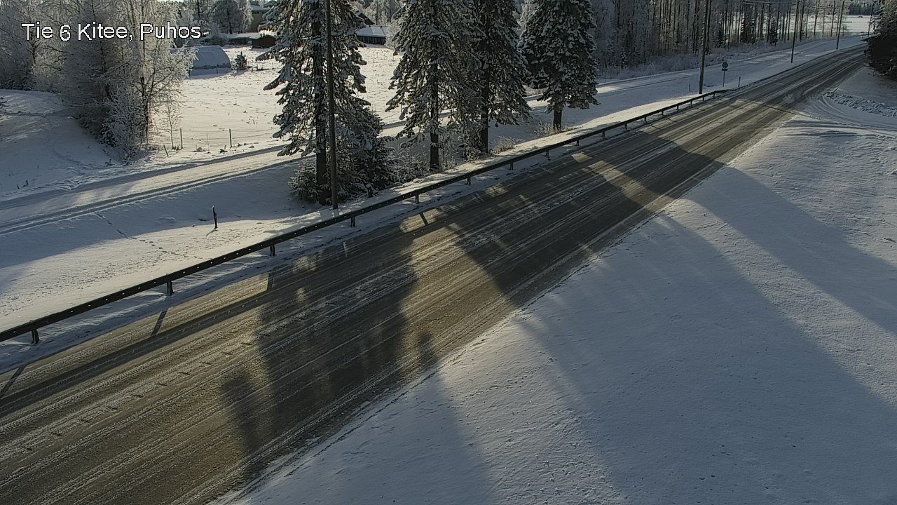 Weather Camera Image Road 6Kitee,  Puhos, Kitee, Pohjois-Karjala