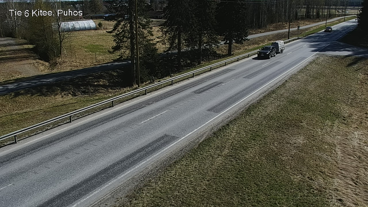 Weather Camera Image Road 6Kitee,  Puhos, Kitee, Pohjois-Karjala