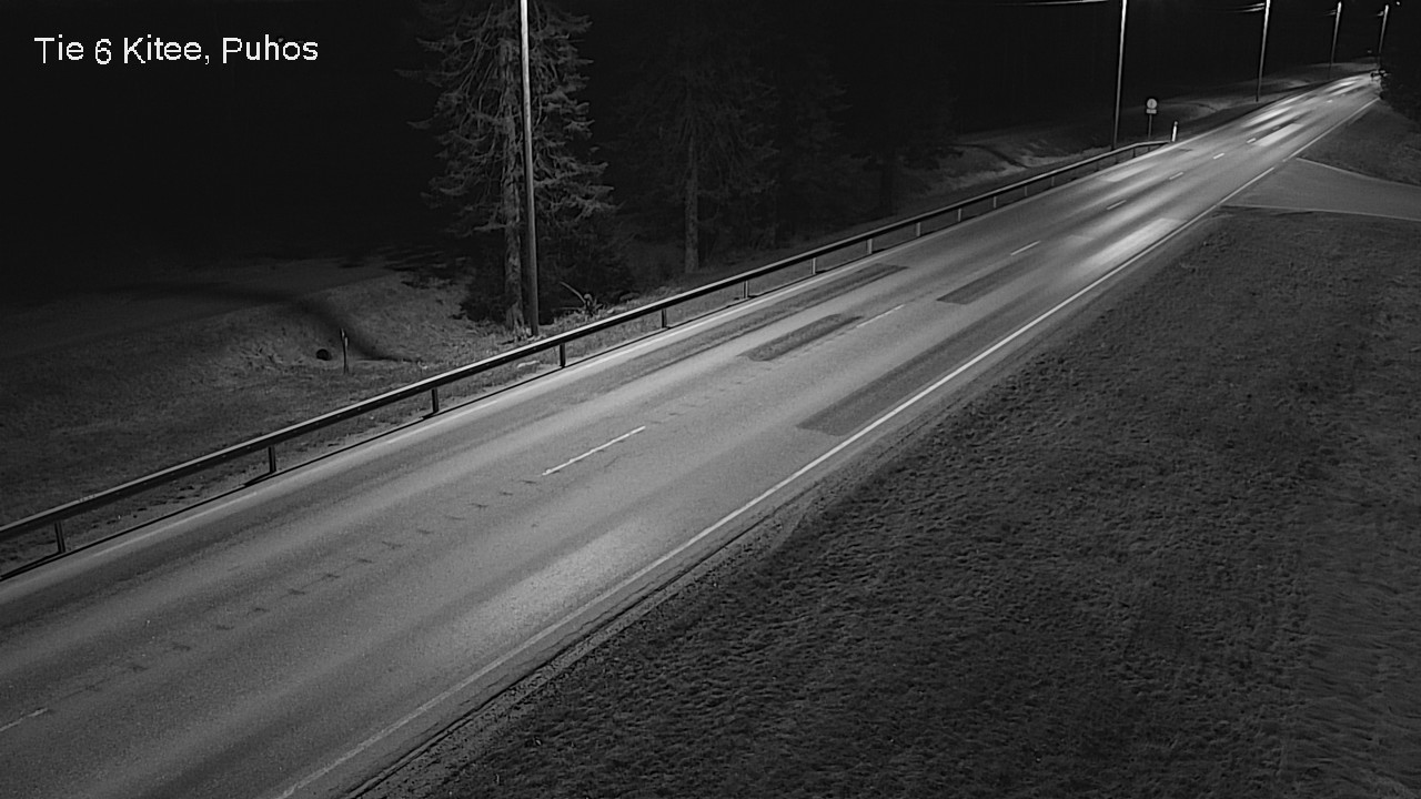 Weather Camera Image Road 6Kitee,  Puhos, Kitee, Pohjois-Karjala