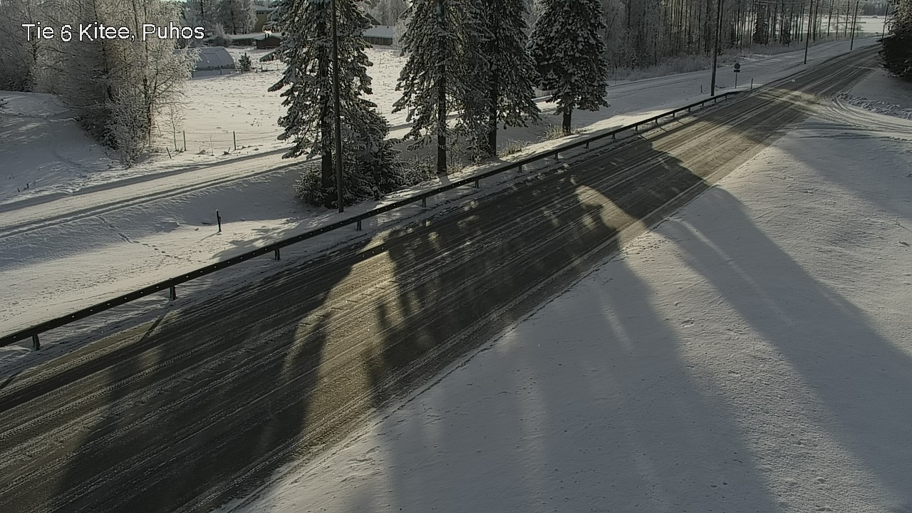 Weather Camera Image Road 6Kitee,  Puhos, Kitee, Pohjois-Karjala