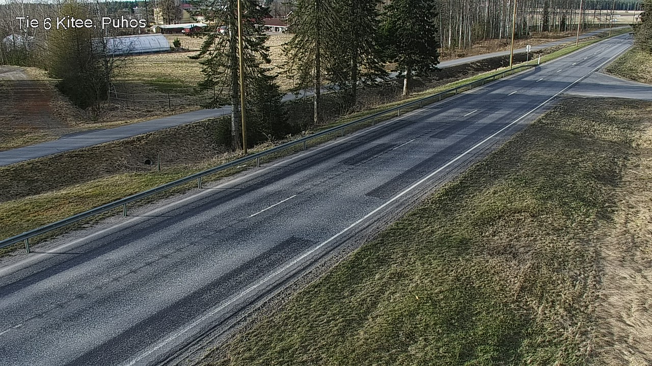 Weather Camera Image Road 6Kitee,  Puhos, Kitee, Pohjois-Karjala