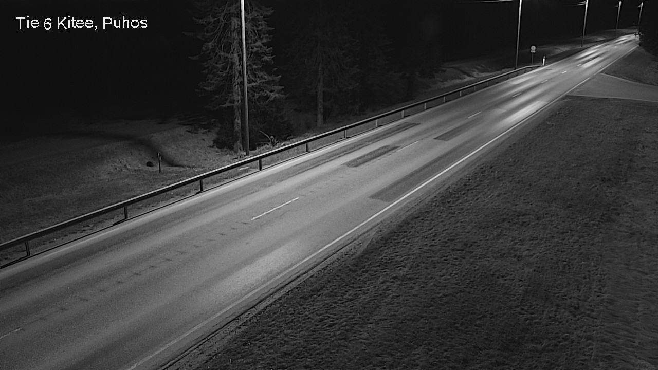 Weather Camera Image Road 6Kitee,  Puhos, Kitee, Pohjois-Karjala