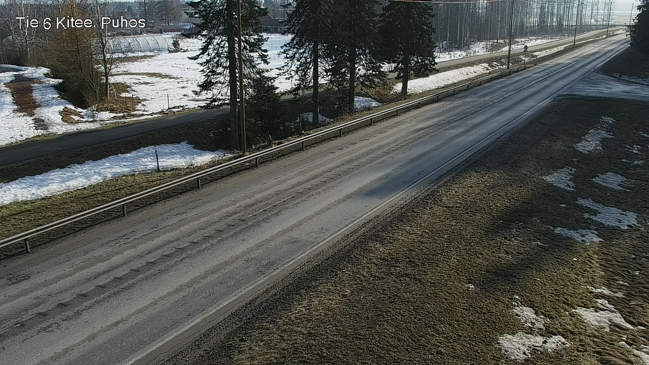 Weather Camera Image Road 6Kitee,  Puhos, Kitee, Pohjois-Karjala