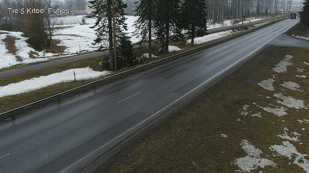 Weather Camera Image Road 6Kitee,  Puhos, Kitee, Pohjois-Karjala