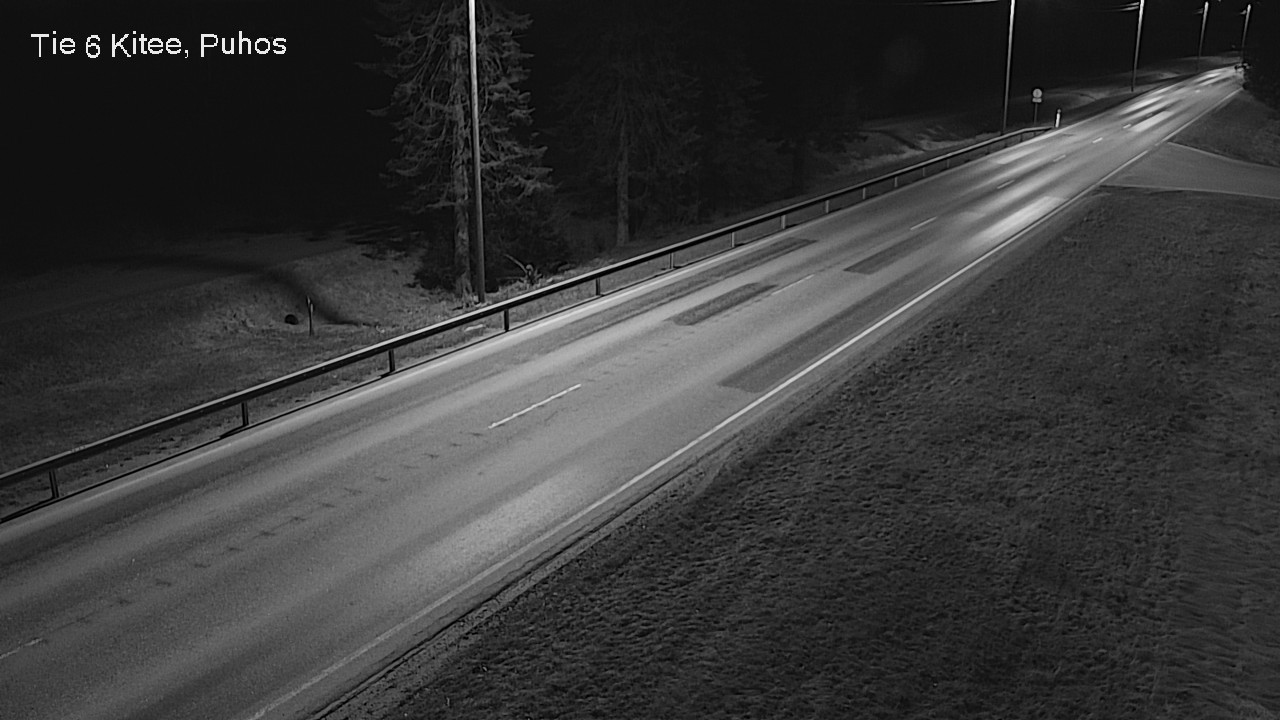Weather Camera Image Road 6Kitee,  Puhos, Kitee, Pohjois-Karjala