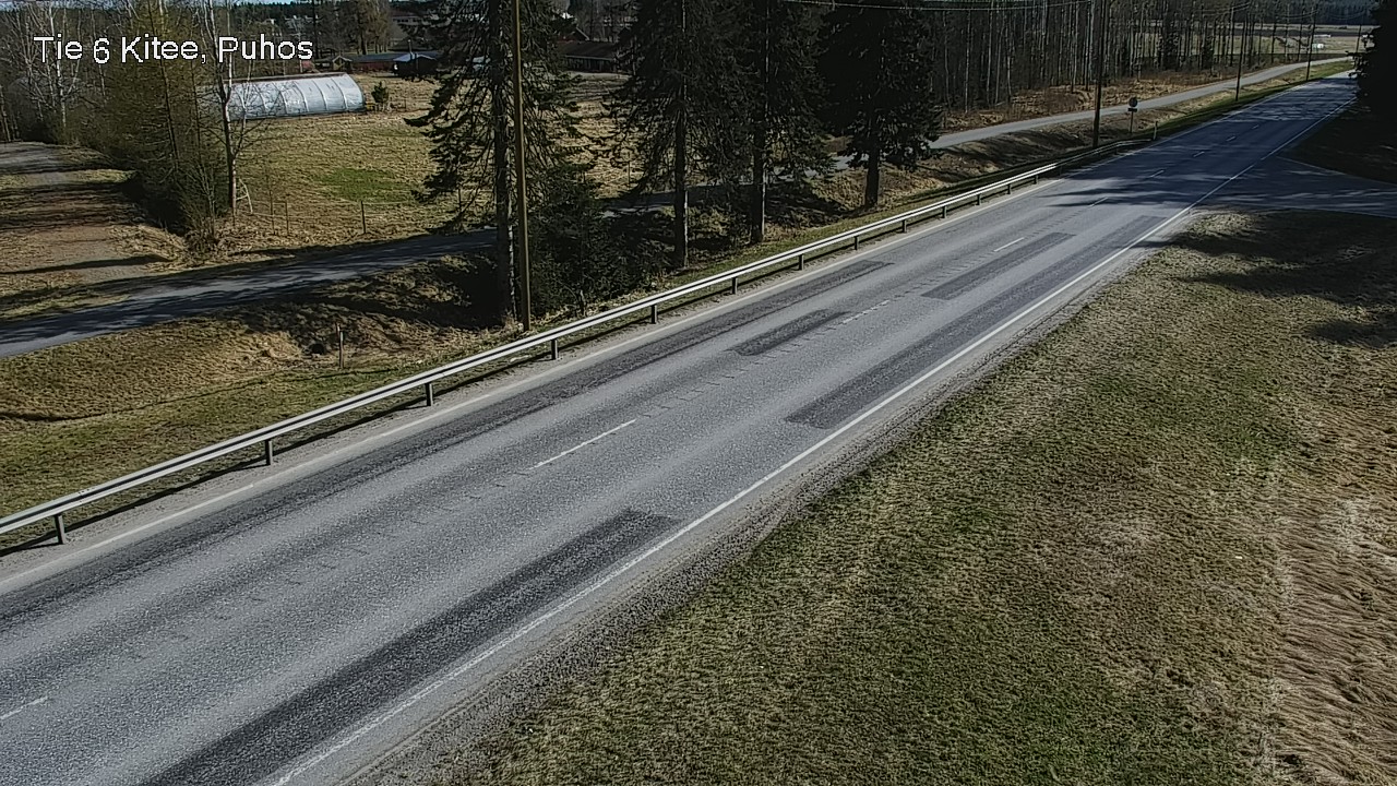 Weather Camera Image Road 6Kitee,  Puhos, Kitee, Pohjois-Karjala