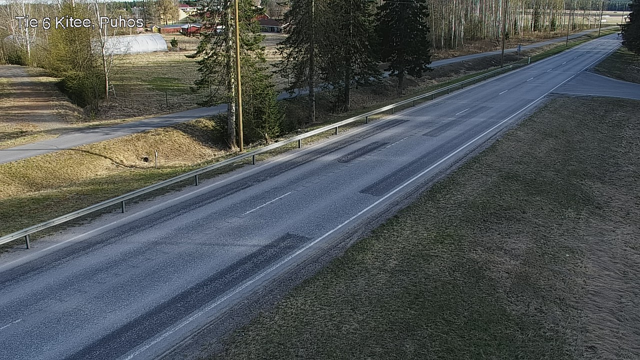 Weather Camera Image Road 6Kitee,  Puhos, Kitee, Pohjois-Karjala