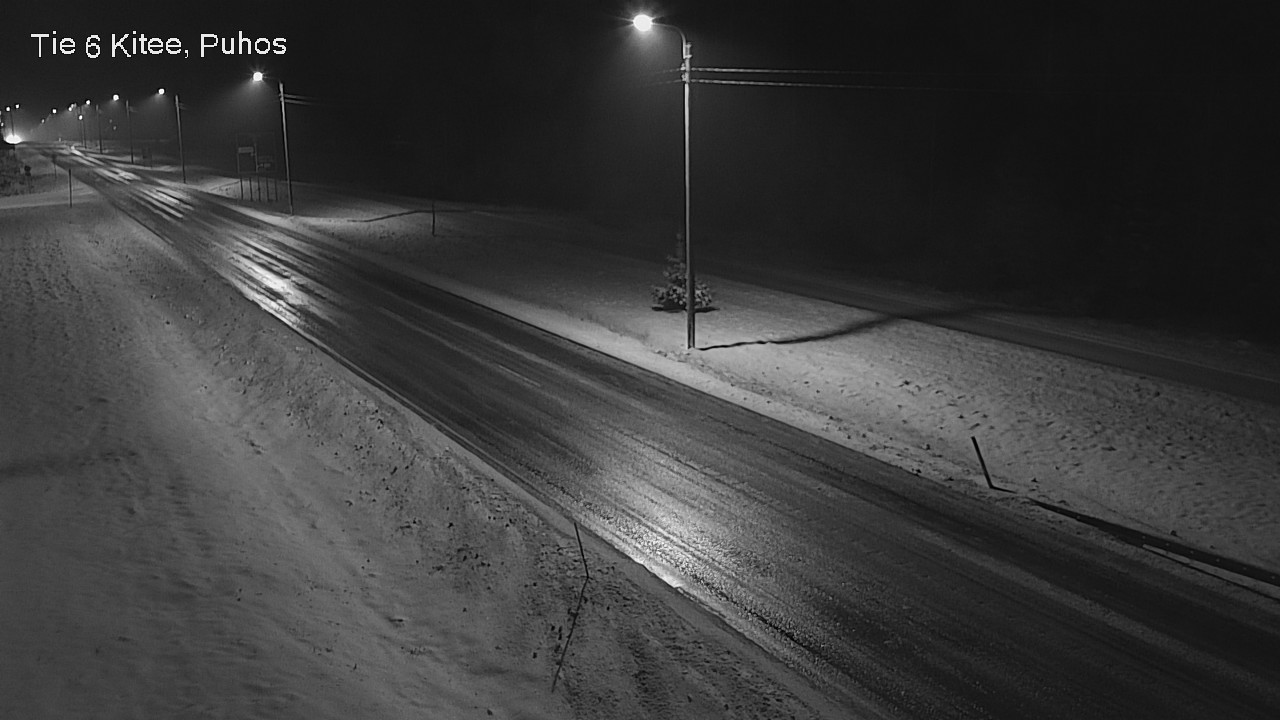 Weather Camera Image Road 6Kitee,  Puhos, Kitee, Pohjois-Karjala