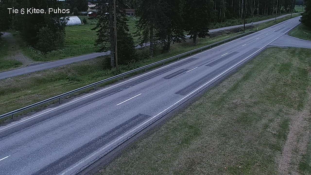 Weather Camera Image Väg 6 Kitee, Puhos, Kitee, Pohjois-Karjala