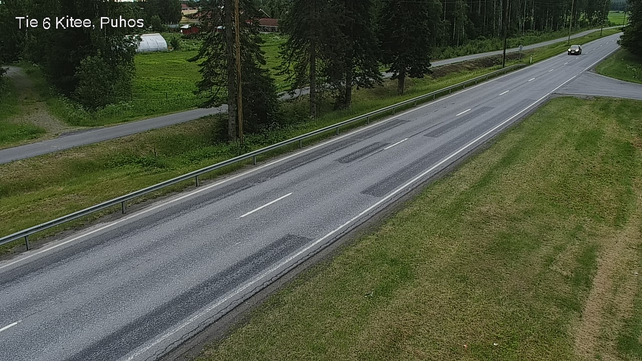 Weather Camera Image Väg 6 Kitee, Puhos, Kitee, Pohjois-Karjala