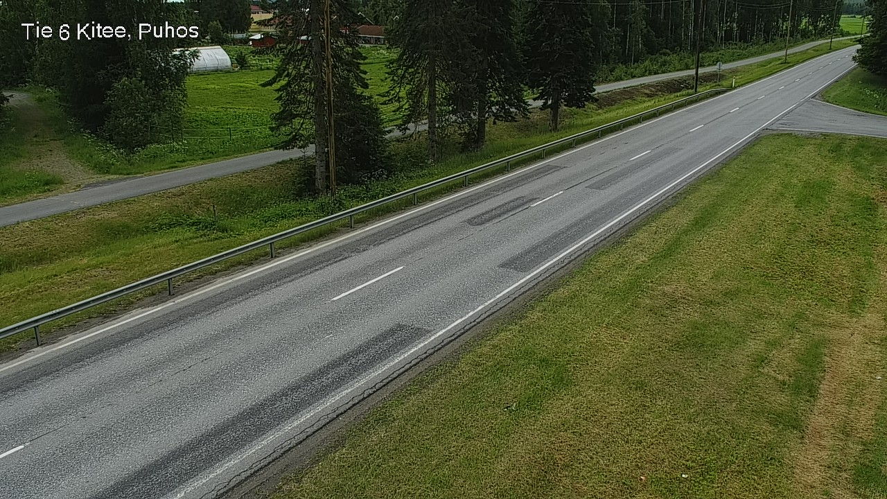 Weather Camera Image Väg 6 Kitee, Puhos, Kitee, Pohjois-Karjala