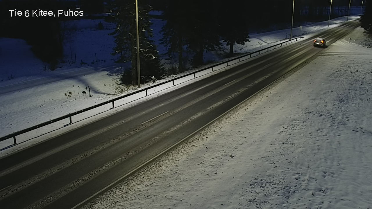 Weather Camera Image Road 6Kitee,  Puhos, Kitee, Pohjois-Karjala