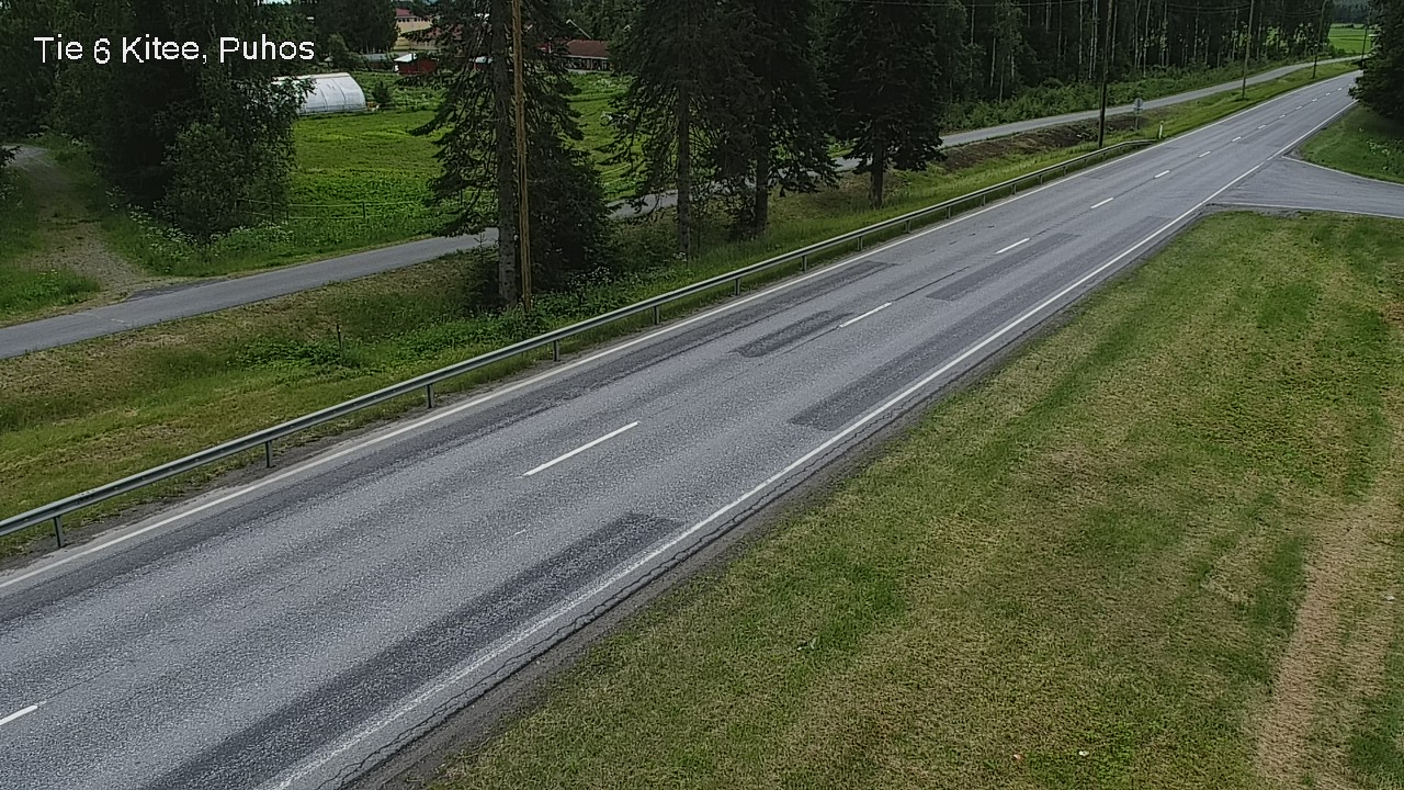Weather Camera Image Väg 6 Kitee, Puhos, Kitee, Pohjois-Karjala