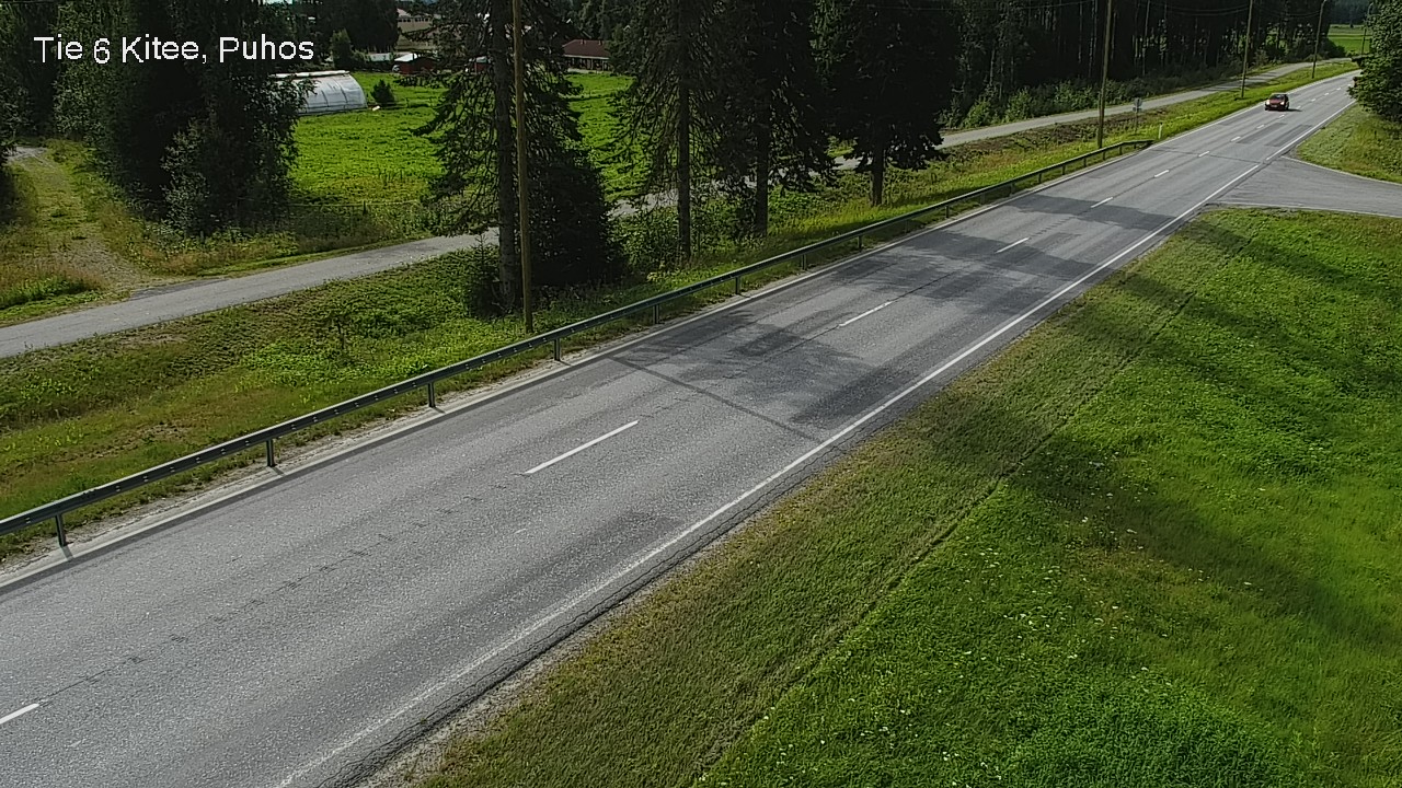 Weather Camera Image Väg 6 Kitee, Puhos, Kitee, Pohjois-Karjala