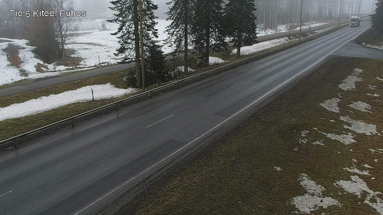 Weather Camera Image Road 6Kitee,  Puhos, Kitee, Pohjois-Karjala