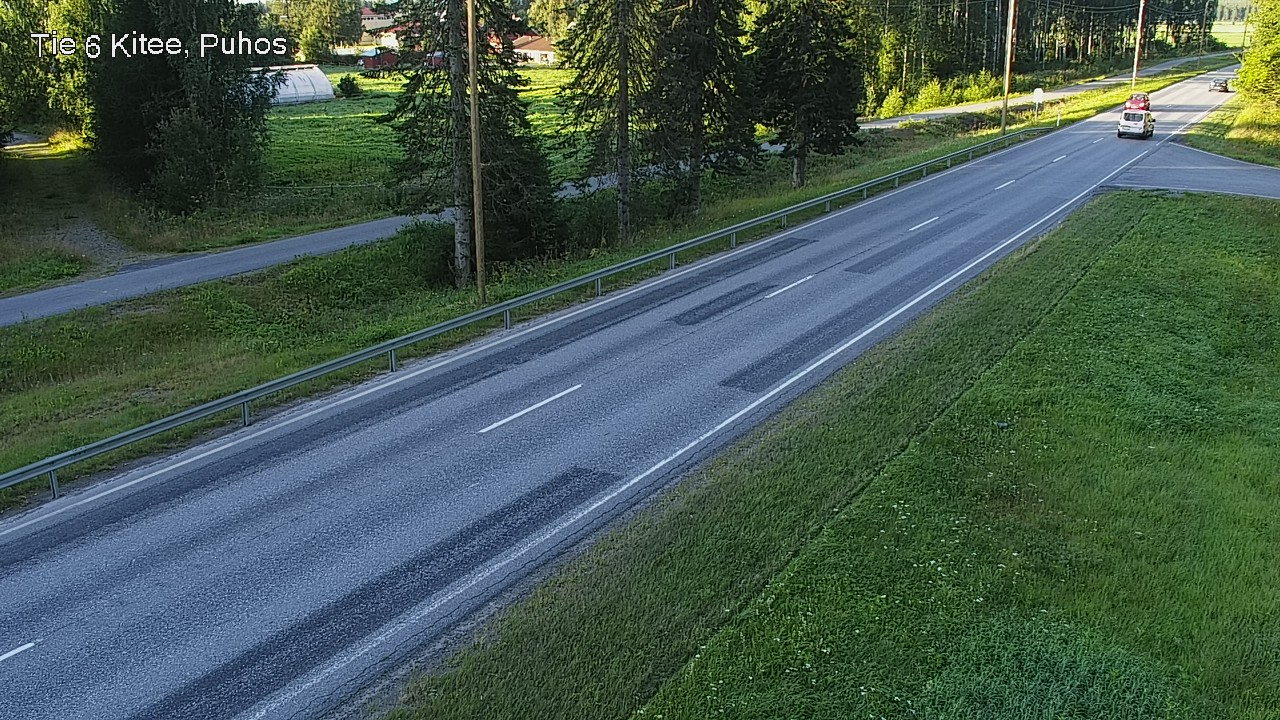 Weather Camera Image Road 6Kitee,  Puhos, Kitee, Pohjois-Karjala
